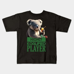 Just a Highly Koalified Player Koala Kids T-Shirt